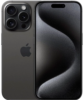Apple iPhone 15 Pro Max 256GB, SIM+eSIM  (черный титан)